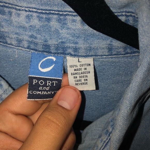 Vintage Jean Shirt - Picture 3 of 3